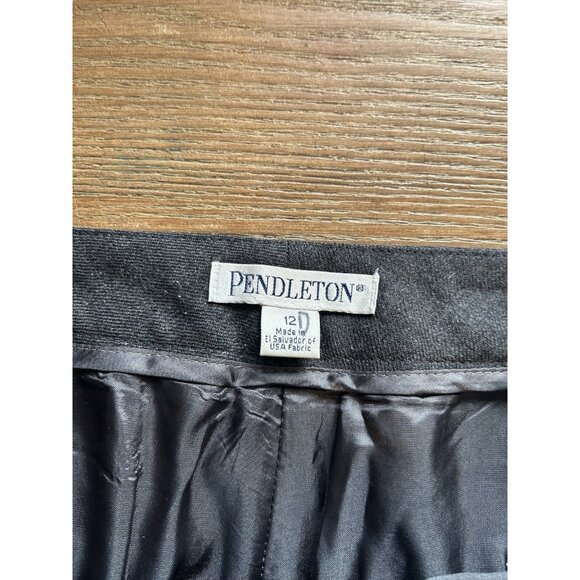 Vintage 90s Pendleton Virgin Wool Flat Front Dress Pants Slacks - Picture 9 of 10